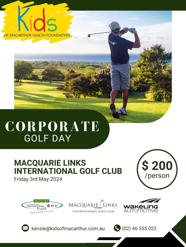 Kids of Macarthur Annual Golf Day 2024
