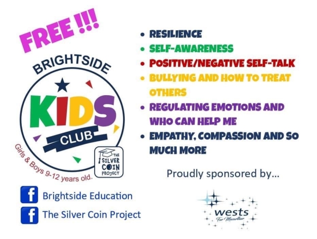 Brightside Kids Club Resilence Workshop